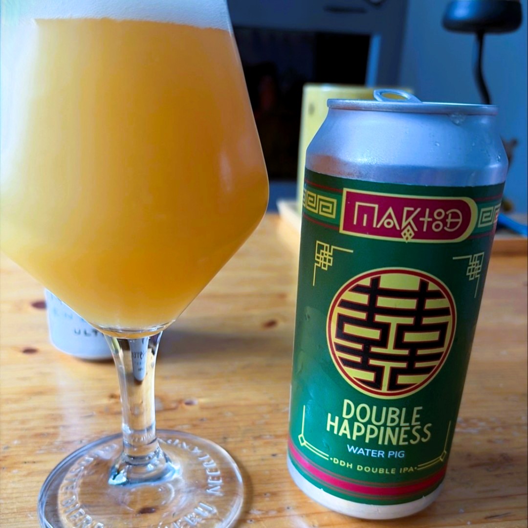 Maktoob - Double Happiness: Water Pig Double New England IPA