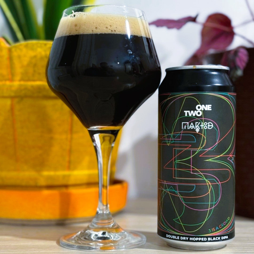 OneTwo & Maktoob - 3 Is A Crowd Double Black IPA