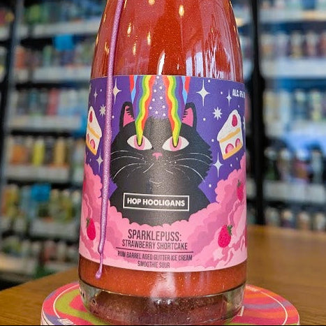 Hop Hooligans - Sparklepuss Strawberry Shortcake Rum Barrel Aged Smoothie Sour