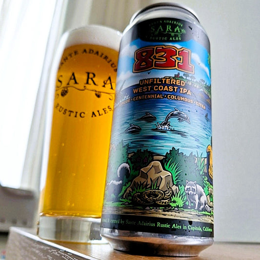Sante Adairius Rustic Ales - 831 West Coast IPA