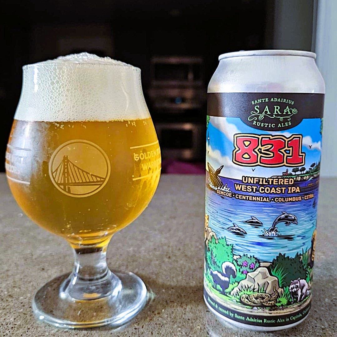 Sante Adairius Rustic Ales - 831 West Coast IPA