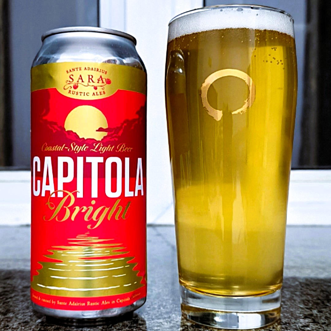 Sante Adairius Rustic Ales - Capitola Bright Lager American Light Lager
