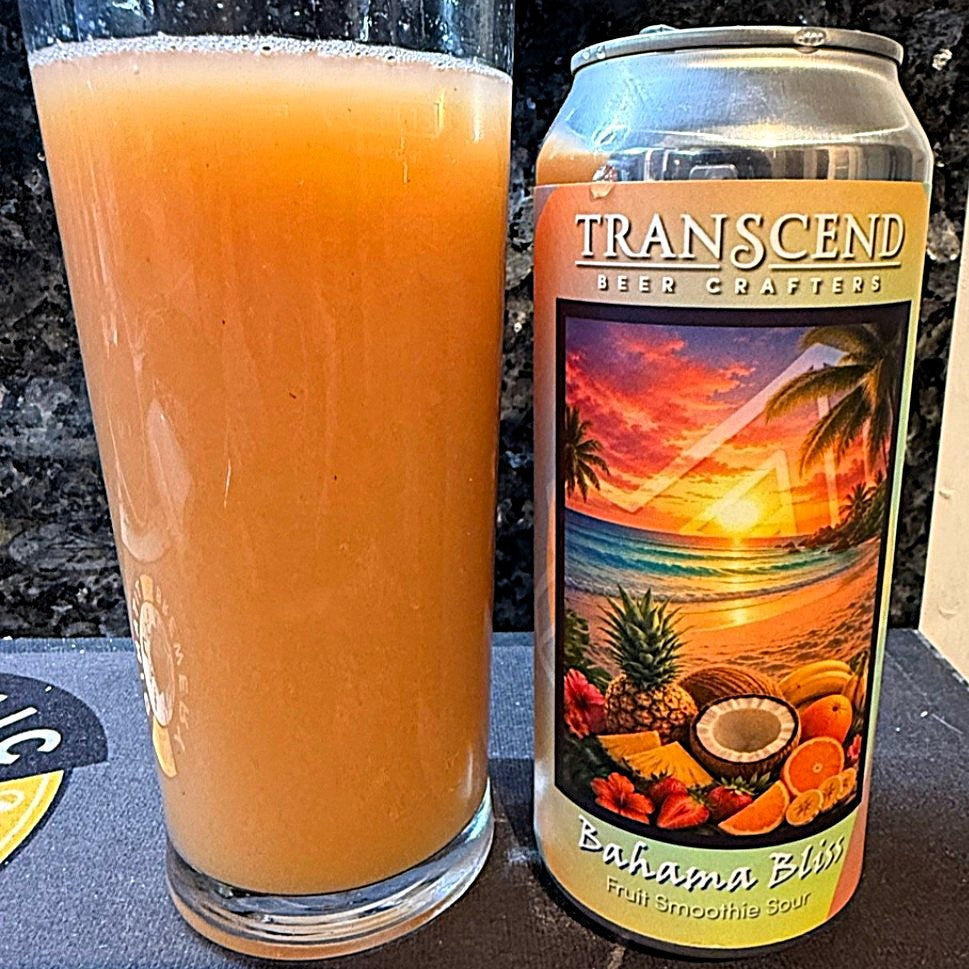 Transcend - Bahama Bliss Smoothie Sour - Very Tropical Piña Colada!