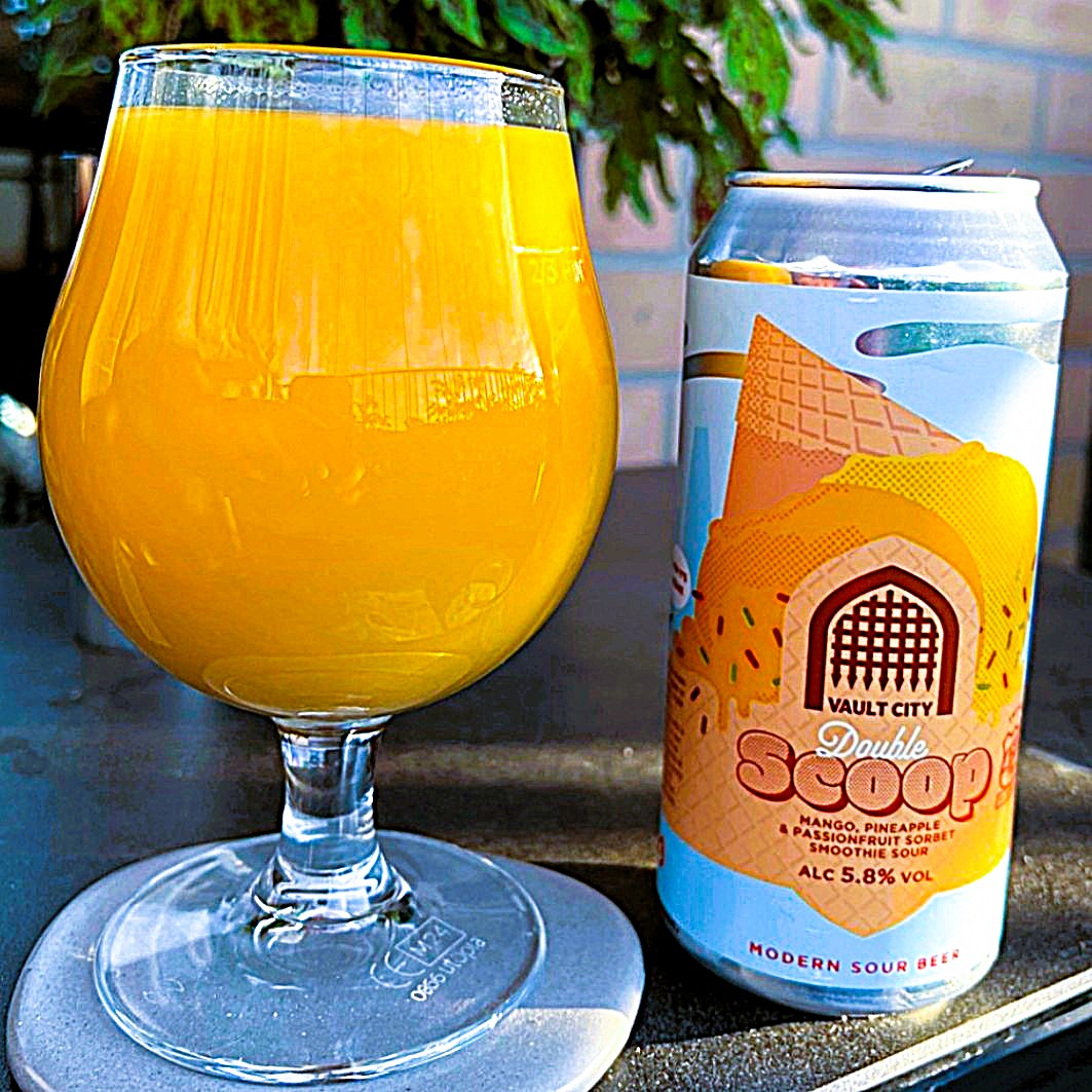Vault City x 450 North - Mango, Pineapple, Passion Fruit Vegan Sorbet -  Double Scoop Smoothie Sour
