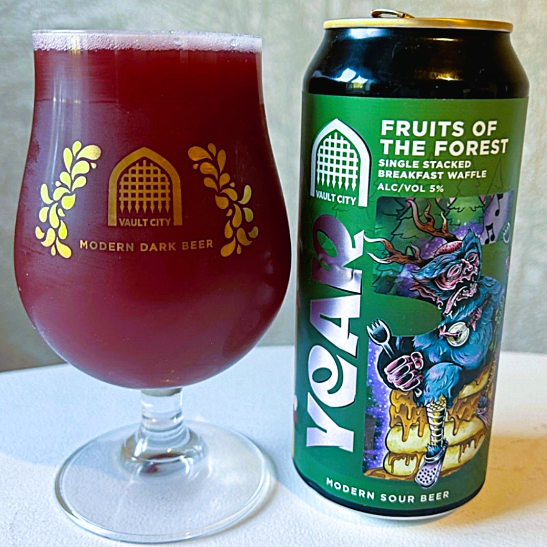 Vault City: 8th Anniversary - Year 5: Fruits of the Forest. Single Stacked Breakfast Waffle Smoothie Sour
