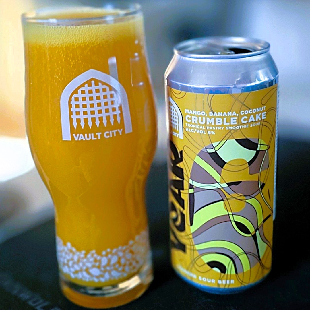 Vault City: 8th Anniversary - Year 6: Mango Banana Coconut Crumble Cake Smoothie Sour