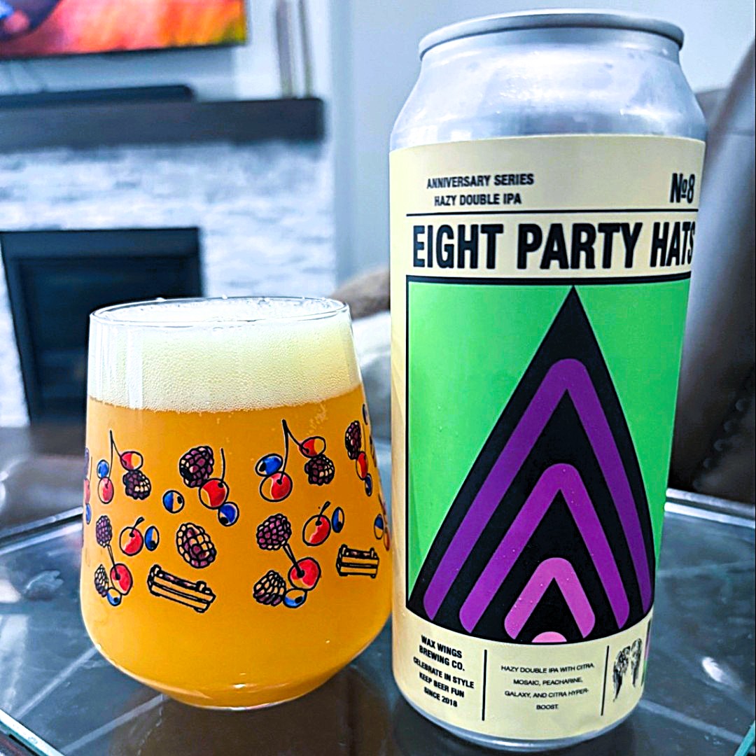 Wax Wings - Eight Party Hats – 8th Anniversary Double New England IPA