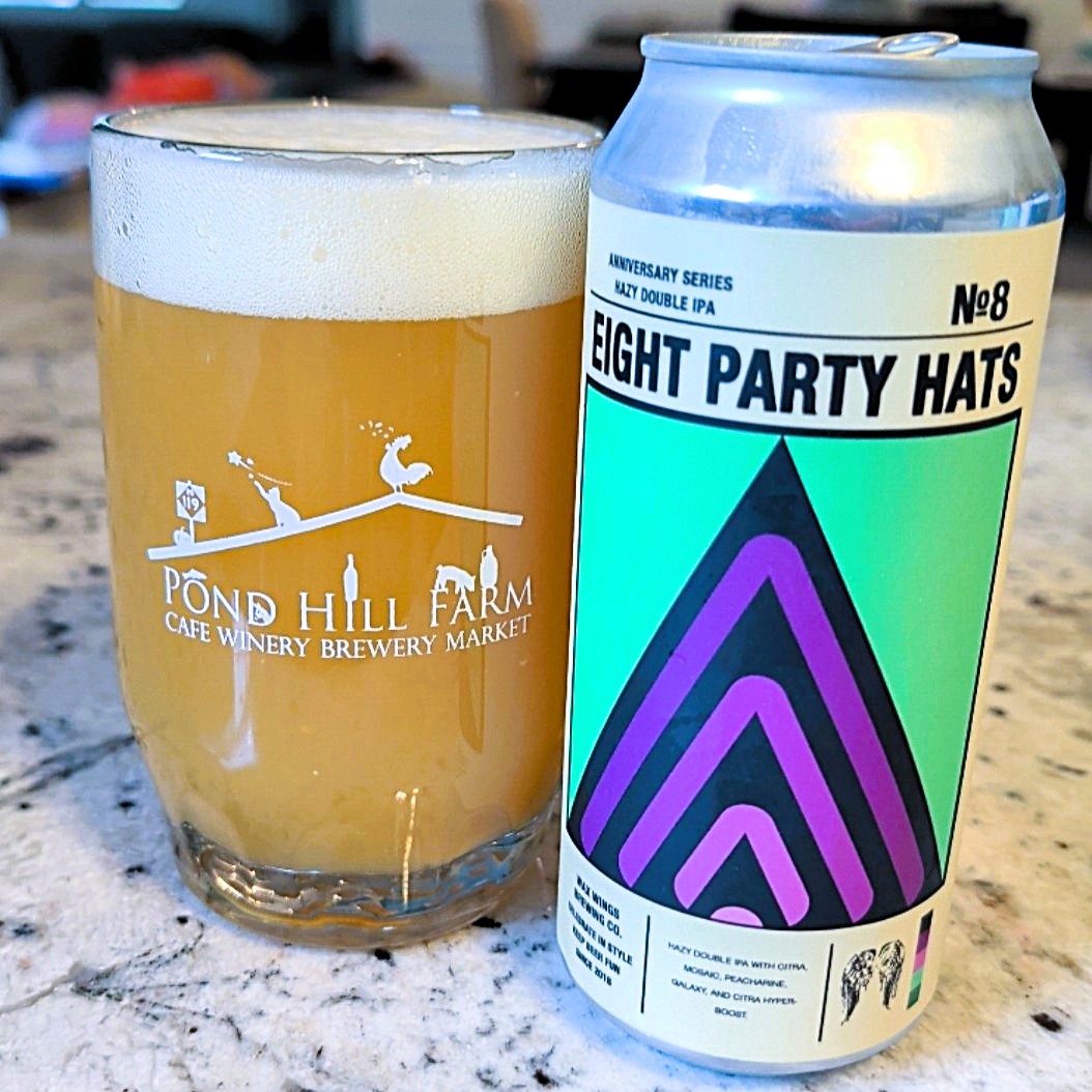 Wax Wings - Eight Party Hats – 8th Anniversary Double New England IPA