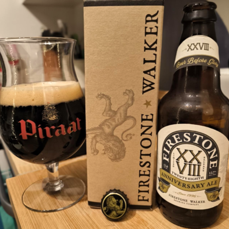 Firestone Walker - Anniversary XXVIII (28) (2024) Bourbon Barrel Laagerdunud Tugev Õlu 