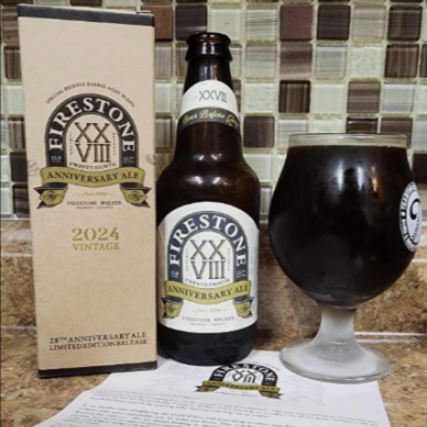 Firestone Walker - Anniversary XXVIII (28) (2024) Bourbon Barrel Laagerdunud Tugev Õlu 