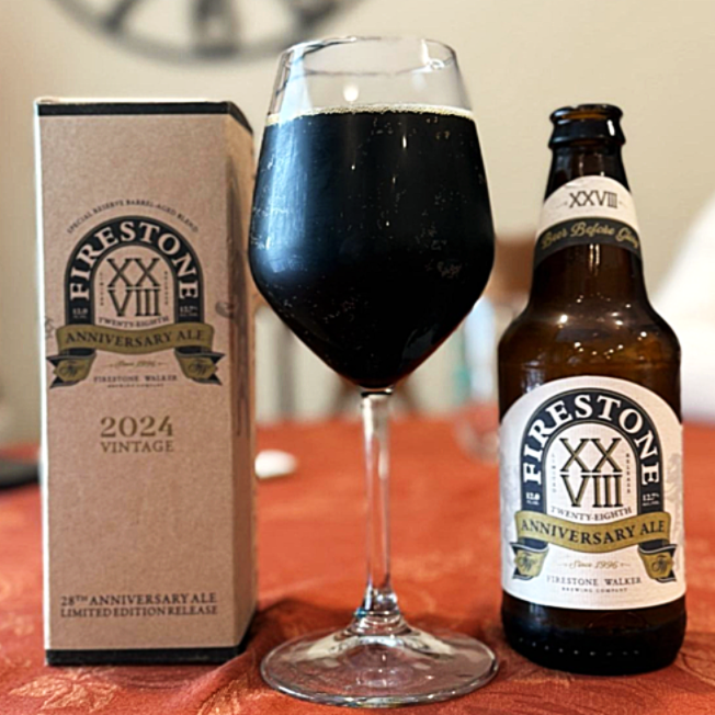 Firestone Walker - Anniversary XXVIII (28) (2024) Bourbon Barrel Laagerdunud Tugev Õlu 