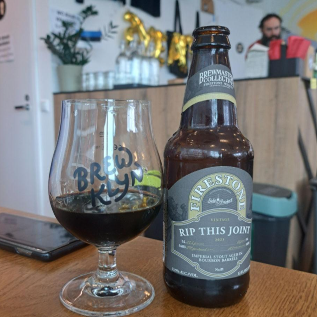 Firestone Walker & Side Project - Rip This Joint (2023) Bourbon Barrel Aged Imperial Stout
