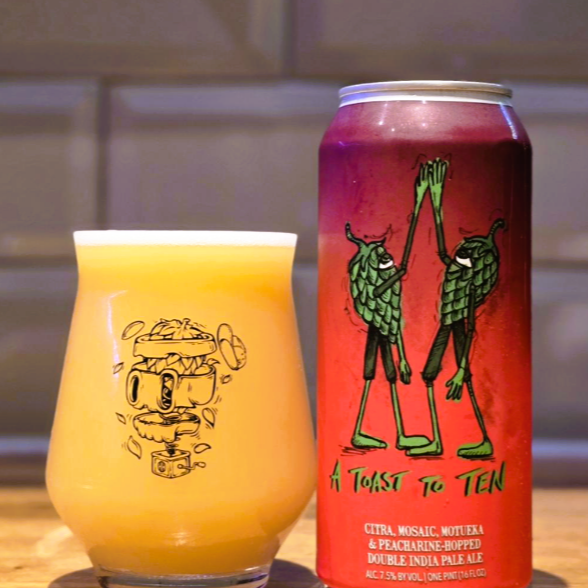 Hop Butcher for the World - Röstsai kümnele topelt New Englandi IPA-le - 10. aastapäeva õlu 