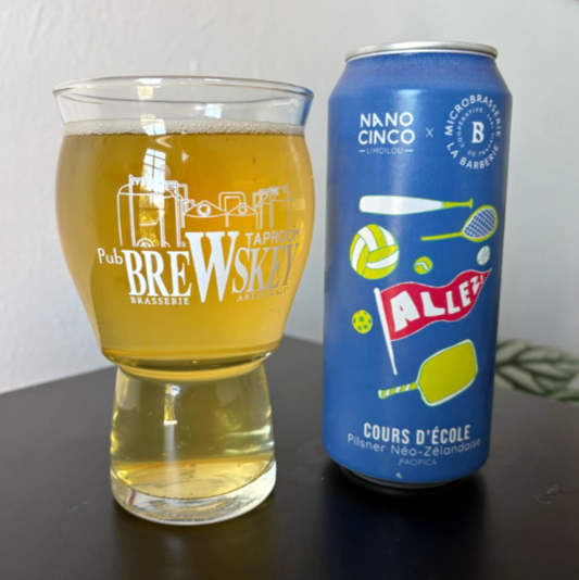 Nano Cinco - Cours D'ecole New Zealand Pilsner (collaboration with La Barberie)