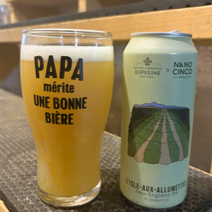 Nano Cinco – L'Isle-Aux-Allumettes New England IPA 