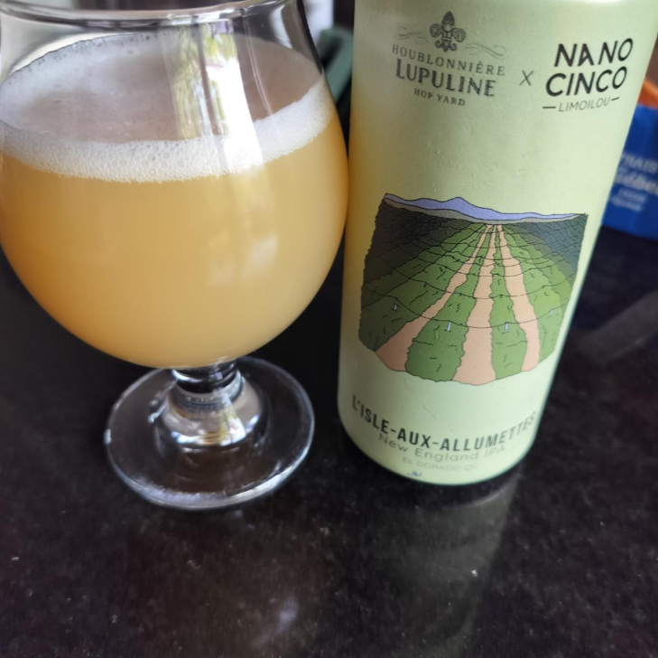 Nano Cinco – L'Isle-Aux-Allumettes New England IPA 