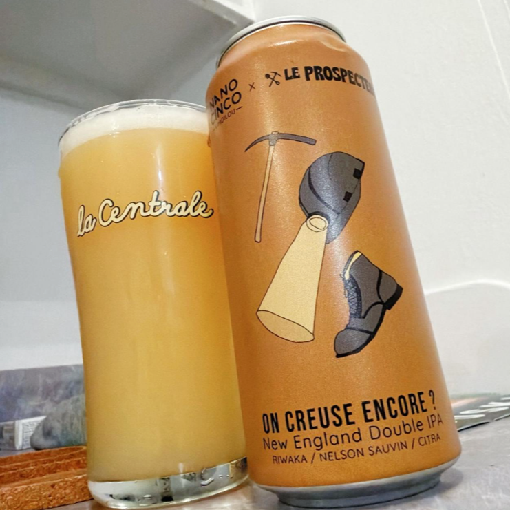 Nano Cinco - On Creuse Encore? Double New England IPA (Le Prospecteur collaboration)