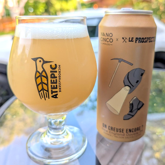 Nano Cinco - On Creuse Encore? Double New England IPA (Le Prospecteur collaboration)