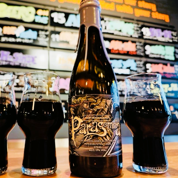 Hop Hooligans Parasomnia Rum BA Blue Dream (2026) Imperial Barrel Aged Stout