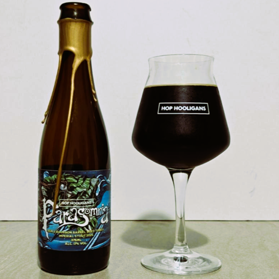 Hop Hooligans Parasomnia Rum & Bourbon BA Tonka (2026) Imperial tünnilaagerdatud stout