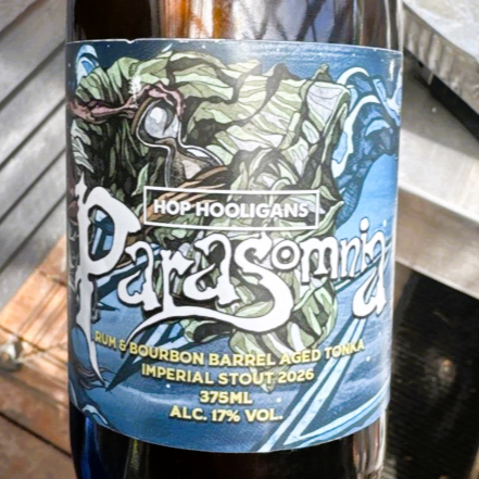 Hop Hooligans Parasomnia Rum & Bourbon BA Tonka (2026) Imperial tünnilaagerdatud stout